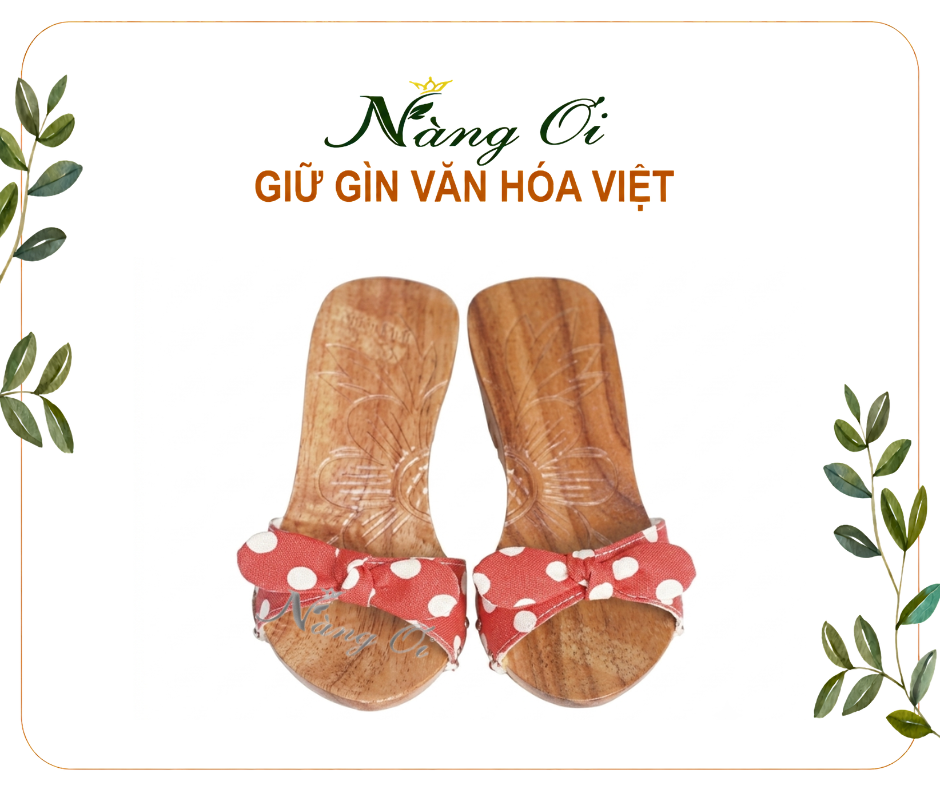 guốc gỗ nữ